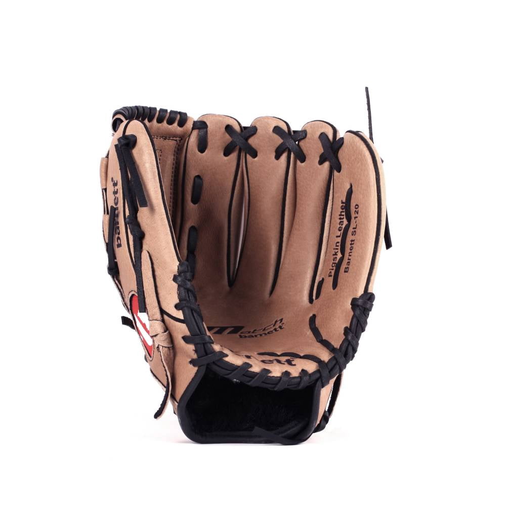 Gant De Baseball Barnett SL-115 Cuir Infield/Outfield 11 Pouces - Marron, Idéal Pour Jeunes Joueurs