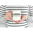 thumbnail image 2 of Funny Entrepreneur Definition Quotes White Ceramic Coffee & Tea Mug (11oz), 2 of 3