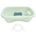 thumbnail image 2 of Bassin à Shampooing de Chevet avec Coussin de Tête et Tuyau Rétractable, Bassin de Lavage de Cheveux Portable pour Aînés Alités, 2 of 8