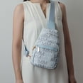 thumbnail image 3 of MKF Collection Helaena Sling Bag, Vegan Leather Crossover Backpack Women Handbag by Mia K, 3 of 3