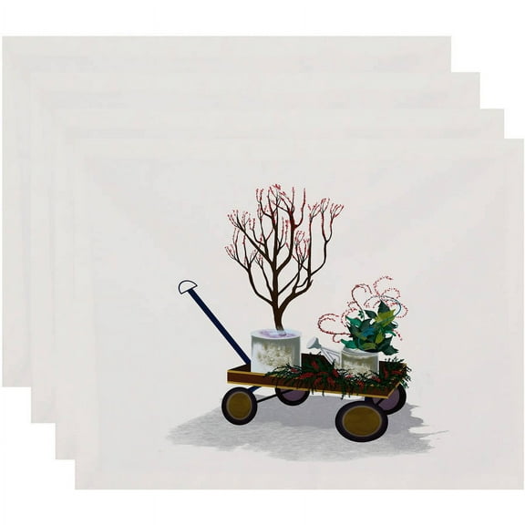 Farmhouse Holiday Geometric Print Placemat