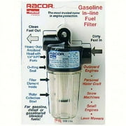 Racor 10 Micron in-Line Gasoline Fuel Filter, 250gph
