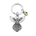 thumbnail image 1 of BNQL Guardian Angel Keychain with Birthstone Memorial Key Chain Personalised Gift (August), 1 of 4