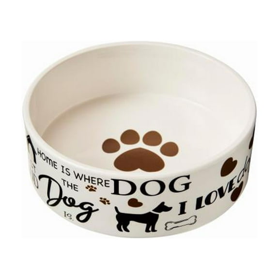 Ethical Pet 54698 I Love Dogs' Dog Dish, 7 In. - Quantity 6