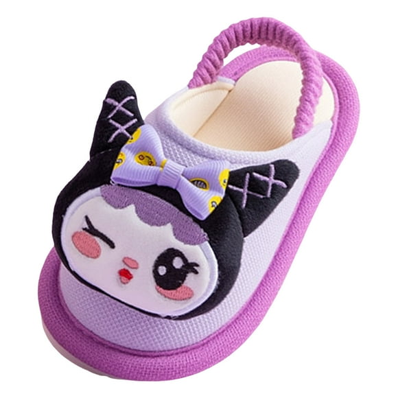 Zshosam Pantoufles pour Garçon Enfants Sandales à Enfiler Garçons Filles Pantoufles Sandales à Enfiler Été Plage Piscine Chaussures Intérieur et Extérieur Taille 9,(Violet Tout-Petit 9)