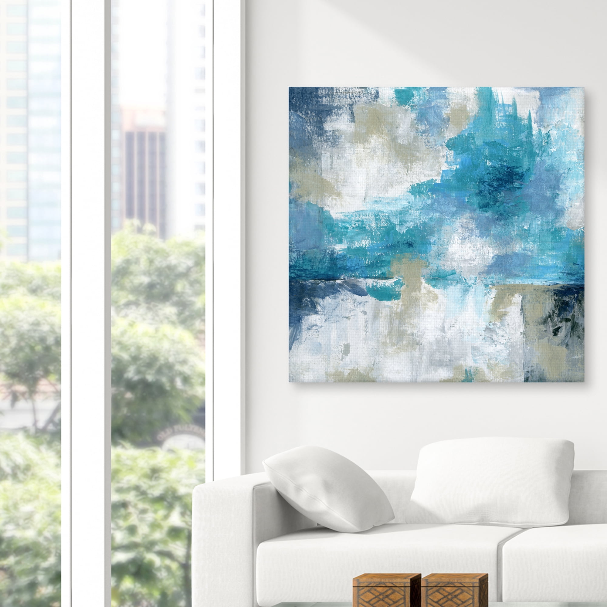 By the Sea by Katrina Craven Canvas Art Print