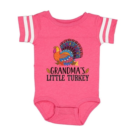 

Inktastic Grandma Little Turkey Thanksgiving Gift Baby Boy or Baby Girl Bodysuit