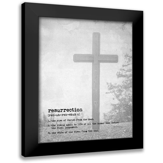 Murdock, Ramona 12x14 Black Modern Framed Museum Art Print Titled - Resurrection II