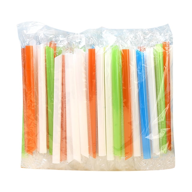 Hearth & Gear 100 Of Large Thick Slush Slider Suitable For Juices Milk Tea Cola And Umbrellas for Drinks for Kids Umbrella for Drinks for Kids Sparkling Earth Cap Simply Slender Rainbow Crinkle Paper