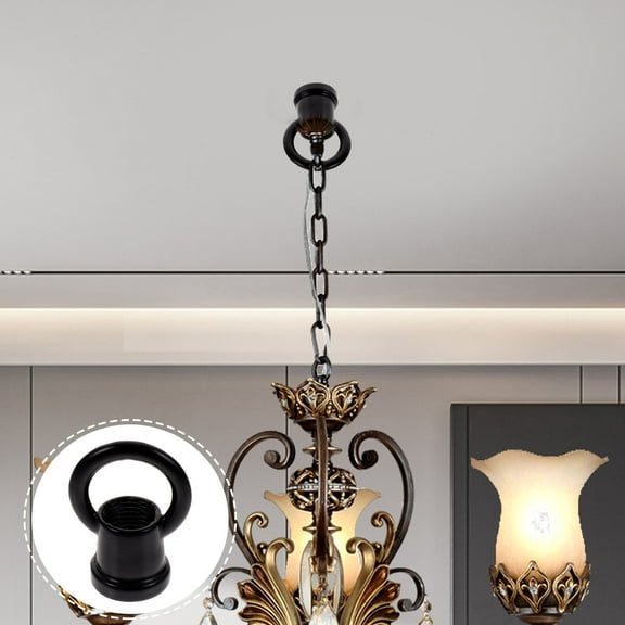 STOBOK Ceiling Hooks for Pendant Lights Chandelier Hooks Zinc Alloy 20Pack