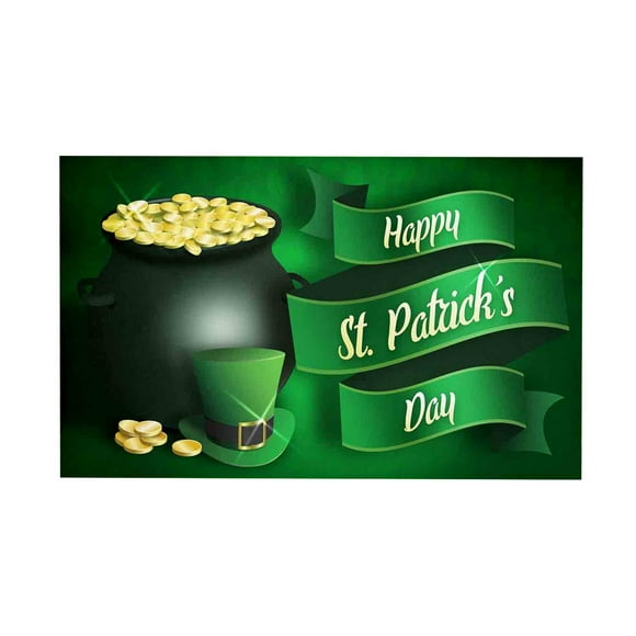 Riforla St. Patrick's Day Decoration Door Mat Bathroom Welcome Floor Door Mat Floor Mat B