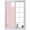Pink, variant on Black Striped Window Privacy Film, Modern Simple Farmhouse Beige Vintage Static Cling UV Sun Blocking Heat Control Window Tint Day and Night, Non-Adhesive One Way Windows Privacy Cover 29.5''x78.7''