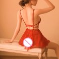 thumbnail image 4 of Pecho Soporte Ropa interior Tentación Perspectiva Traje Camisón Hueco Encaje Caliente Fridja  nalpqowj10479, 4 of 9