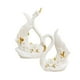 thumbnail image 2 of Figura de cisne de 2 piezas, escultura de Animal, artesanía, decoración de mesa de cisne, adorno de mesa para dormitorio, regalos del Día de San, 2 of 9