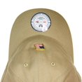 thumbnail image 6 of Metal Pin Relaxed Cap, USA, Khaki, 6 of 6