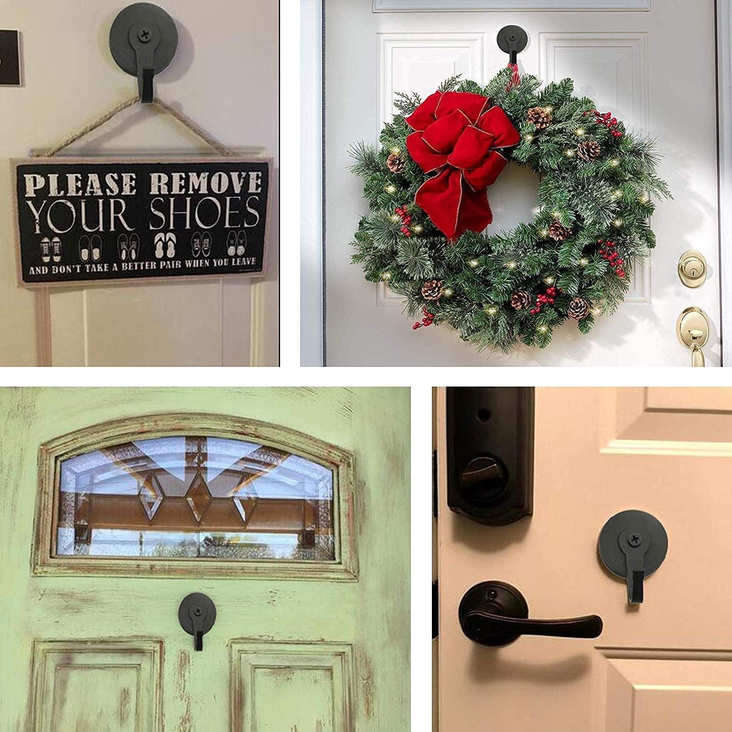 Magnetic wreath holder for glass door hotsell