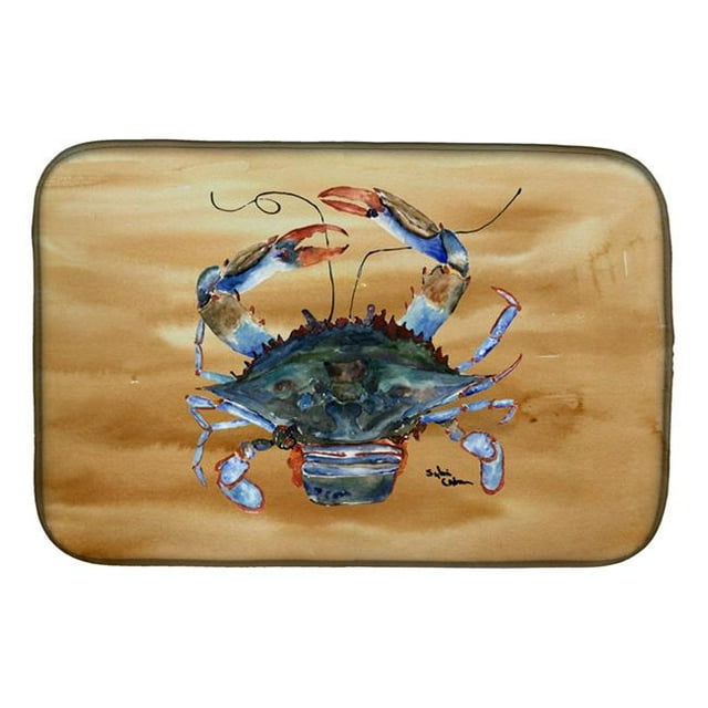 Carolines Treasures 8156DDM Crab Dish Drying Mat