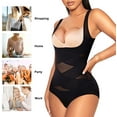 thumbnail image 6 of Irisnaya Shapewear Bodysuit for Women Waist Trainer Tummy Control Slimming Body Shaper Butt Lifter Sexy Bodysuits Open Bust Panty Girdle(Black 3X-Large), 6 of 8