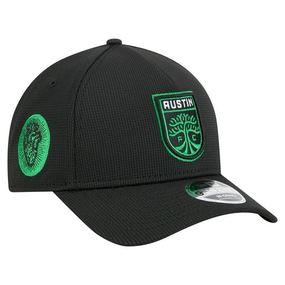 Men's New Era Black Austin FC 2025 Jersey Hook 9FORTY M-Crown Adjustable Hat