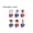 Cake topper 24pcs, variant on 54pcs White Baseball Themed Party Paper Tray Banner Tablecloth Party Decoration Set Party Supplies Gathering Decoration