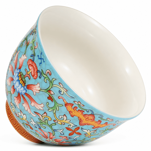 Florvian Tea Cup Floral Coffee Mug Turkish Cups Teacup Office Matcha Cups Tea Cups