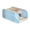 Blue, variant on Blue Blue Egg Storage Container With Tray For Refrigerator Plastic Airtight Food Box