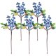 thumbnail image 1 of 5 piezas de tallos de bayas artificiales, palillos de bayas de Navidad, ramas de bayas de acebo, 1 of 2