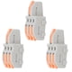 thumbnail image 2 of 20 conectores rápidos SPLF13, 1 entrada y 3 salidas, divisor de cables TTap para motores de iluminación de 250 V (naranja), 2 of 12