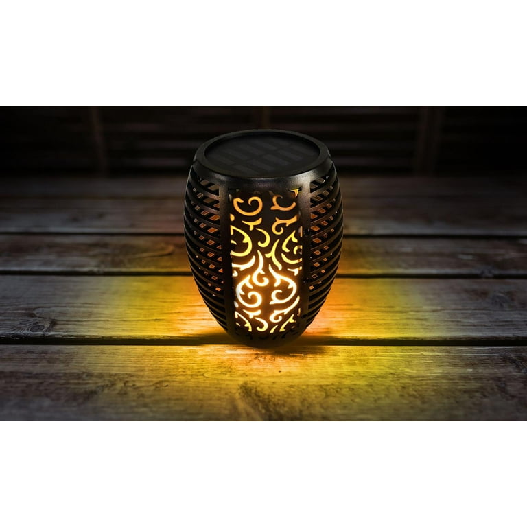 Solar Powered 32 LED Dancing Flickering Flame Tiki Torch Light for Outdoor Landscape Decoration Garden Deck Patio Bar Solar Powered 32 LED Dancing Flickering Flame Tiki Torch Light for Outdoor Landscape Decoration Garden Deck Patio Bar