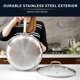 thumbnail image 4 of Sartén Home Hero LuxeClad Hybrid, antiadherente, 32 cm, con tapa, 4 of 8