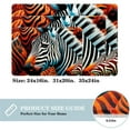 thumbnail image 2 of Zebra Elegant Polyester Indoor Rug, Non-Slip Chair Rug, Machine Washable Floor Rugs, 2 of 6