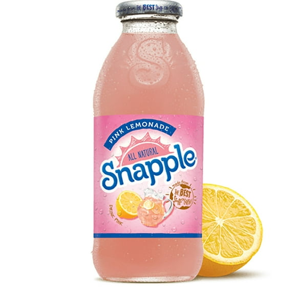 Snapple - Pink Lemonade - 16 fl oz (12 Plastic Bottles)