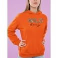 thumbnail image 2 of Wild Honey Leopard Pattern Hoodie Women -Image by Shutterstock, Female Small, 2 of 4