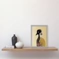 thumbnail image 2 of Surreal Abstract Ostrich Emu Klimt Style Painting Artwork Framed Wall Art Print A4, 2 of 4