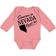 thumbnail image 3 of Inktastic Someone in Nevada Loves Me Boys or Girls Long Sleeve Baby Bodysuit, 3 of 5