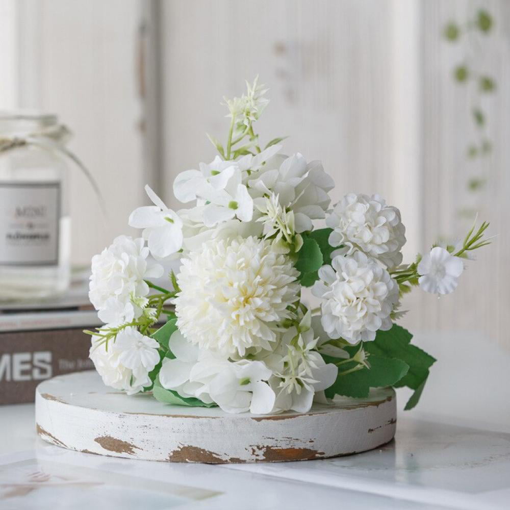Details about   Artificial Fake Peony Silk Flower Bridal Bouquet Hydrangea Home Wedding Decor