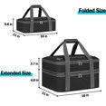 thumbnail image 2 of Youfenhome Double Insulated Casserole Carriers for Hot or Cold Food, Fits 9"×13" Baking Dish Food Warmer Carry Case for Trip, Insulated Food Containers Carrier for Parties, Picnic, Travel, Black, 2 of 7