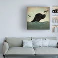 thumbnail image 2 of Trademark Fine Art 'Black Dog Swim' Canvas Art by Ryan Fowler, 2 of 4