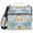 Cute Baby Tigers and Leaf, variant on 3 Ring Zipper Binder with Shoulder Strap Waterproof Trapper Keeper 2 Inch D-Ring 500 Sheets Capacity Cute Foxes Flower Leaf