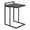 Gray-Black, variant on Pemberly Row Wide C-Shaped Accent Table with Handle in Espresso