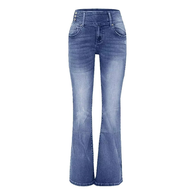 Aayomet Womens Jeans Women's Lined Jeans Winter Thermal Denim