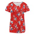 thumbnail image 5 of Rezuofi 2 Pcs Womens Summer Tops Ruffle Short Sleeve V Neck T-Shirts Casual Loose Fit, 5 of 5