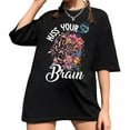 thumbnail image 2 of LIZZHOME Kiss Your Brain Shirt, Teacher Shirts, Brain Shirt, Teacher Gift, Teacher Appreciation, Kindergarten Shirt, Back To School Shirt, 2 of 5