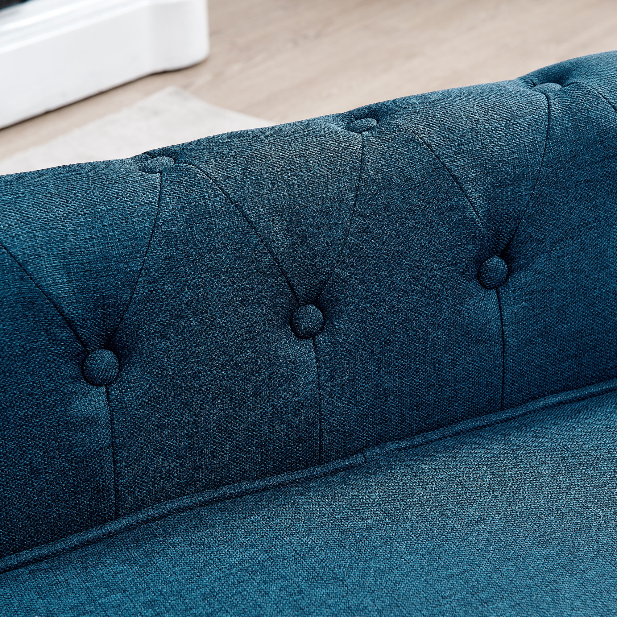 Orthopedic Sofa Dog Bed For Small And Medium Pet, Durable Elevated Dog Sofa Bed, Easy To Clean, 40"*23"*14", Blue