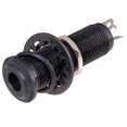thumbnail image 1 of Toma De Corriente Bajo de guitarra eléctrica Conector de enchufe recto acanalado de 1/4 pulgadas (negro) Likrtyny Para Estrenar, 1 of 5