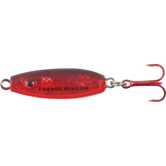 Northland Forage Minnow Spoon Super Glo Redfish 1/16 oz