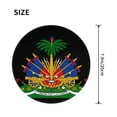 thumbnail image 2 of Haiti Coat Of Arms Round MousePad Washable Non-Slip Rubber Base Small Mouse Mat, 7.9×7.9 inches, 2 of 6