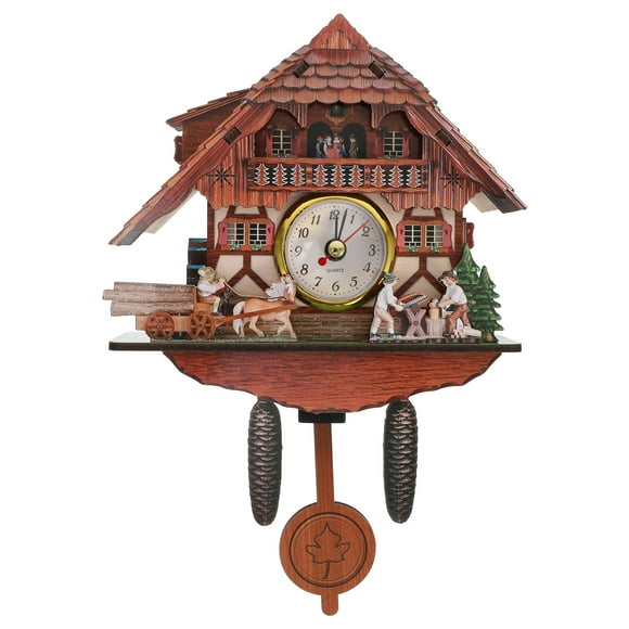 Indoor Clock Wall Hanging Clock Vintage House Design Wall Clock Home Ornament