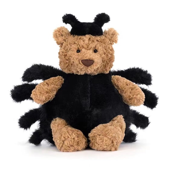 Spider Bear Plush Toy Stuffed Animal 9.8in Soft Cute Bear in Spider Costume Halloween Plush