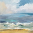 thumbnail image 2 of Vassileva, Silvia 12x12 White Modern Wood Framed Museum Art Print Titled - Del Mar Sky I, 2 of 4